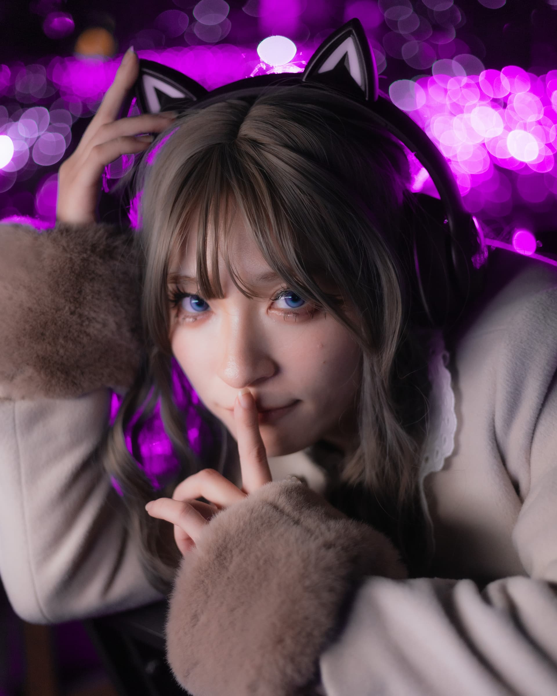 夜間ポートレート 作例 1