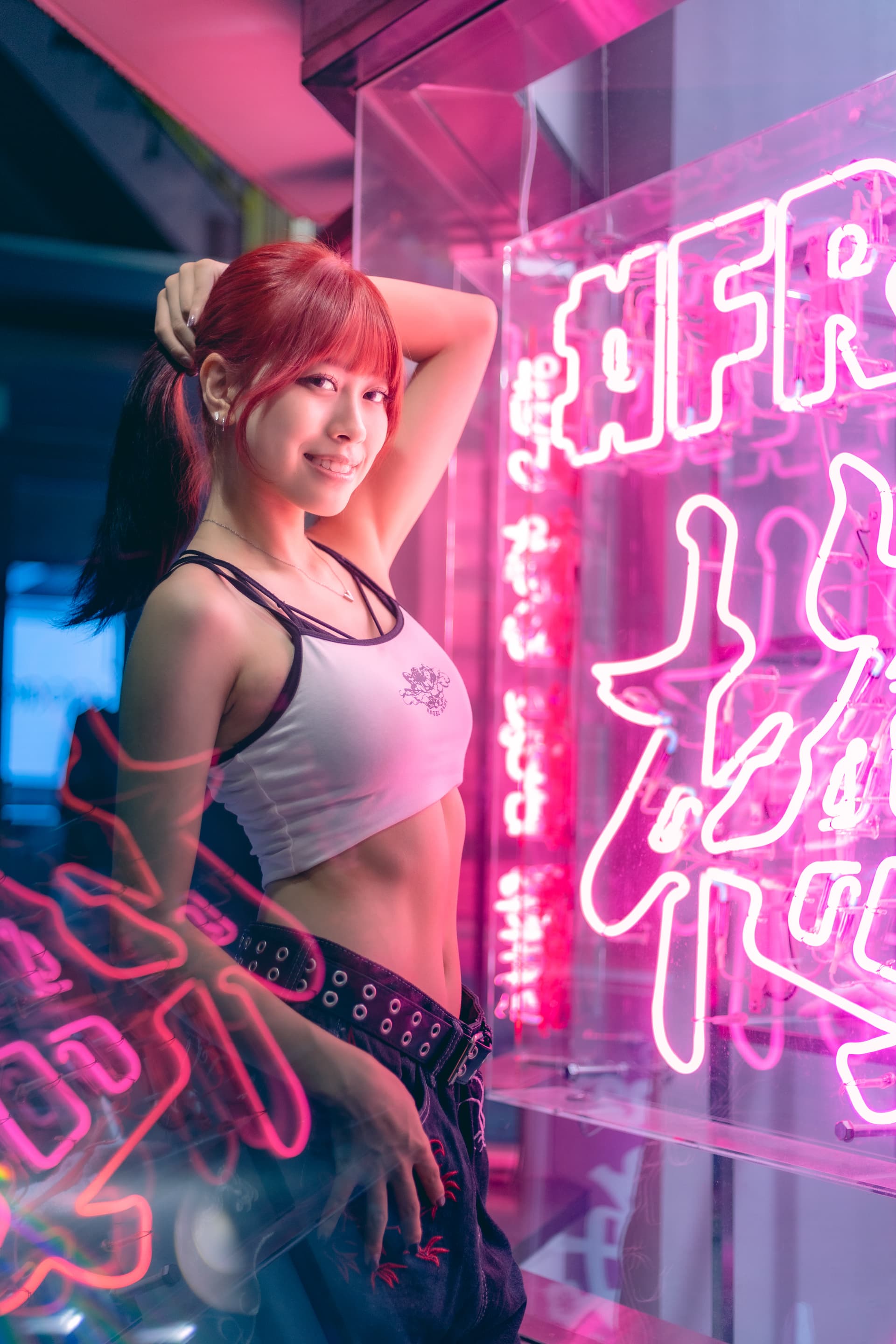 夜間ポートレート 作例 2